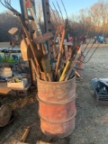 Barrel of Hand Tools