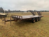 Tri-Axle Metal Deck Over Equipment Trailer