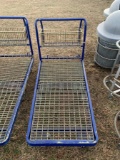 Blue Industrial Cart