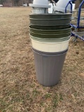 9 Metal Trash Cans