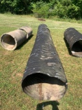 Long Section of Road Pipe