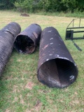 Two Shorter Sections of Road Pipe