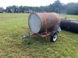 Fuel Barrel on Trailer