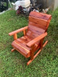 Kids Cedar Rocking Chair