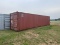 Used 40' Shipping Container (Burgundy)