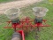 3 Point 2 Row Cultivator w/ Fertilizer Hoppers