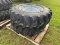 (2) 12.4-24 Tractor Tires