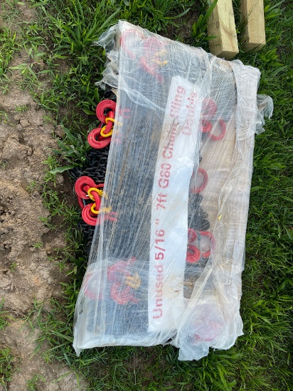 (8) 5/16 7' G80 Chain Slings