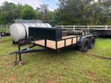 14' Dual Axle Utility Trailer (No Title)