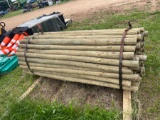 Bundle of 94 7' Wood Posts