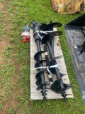 Mini Excavator Auger Set w/3 Bits