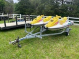 (2) Sea Doo Bombardier Jet Skis (TITLE)