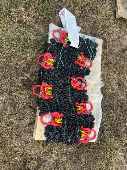(8) 5/16" 7' Double Leg Chain Slings