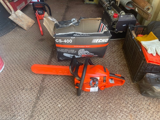 New Echo CS-400 Chain Saw