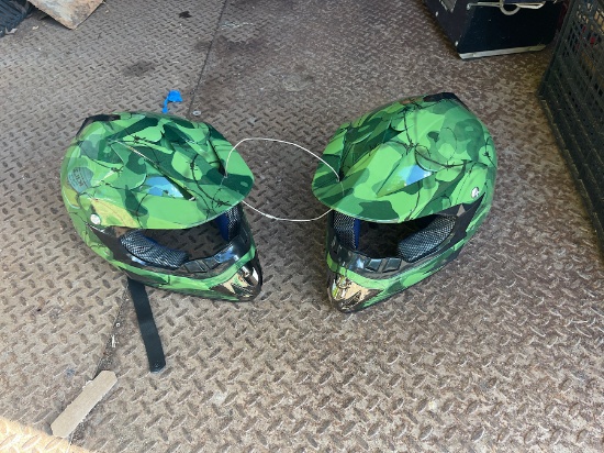 2 New Dirt Bike Helmets