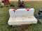 White L Shaped Transfer Fuel Tank
