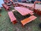 Cedar Farm Table with Benches