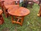 Round Cedar Coffee Table