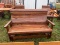 Black Walnut Glider Bench