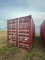 One Trip 20' Storage Container (Red)