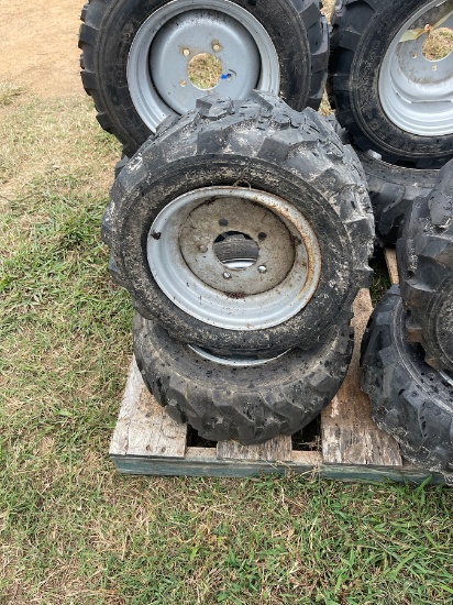 Pair of 20x8.00-10 Tractor Tires