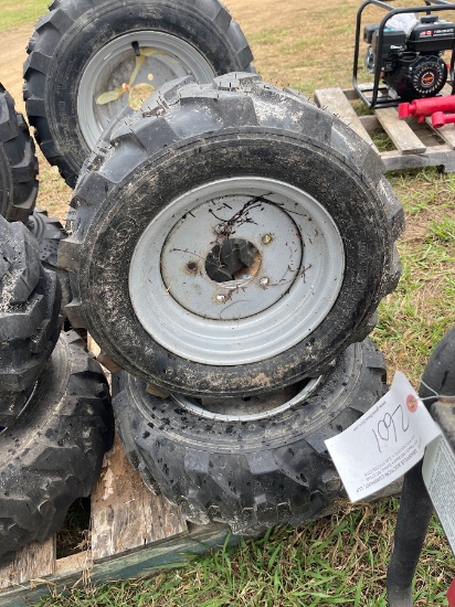 Pair of 20x8.00-10 Tractor Tires