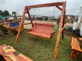 Cedar Swing with Stand
