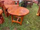 Round Cedar Coffee Table