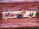 Horseshoe Cedar Sign
