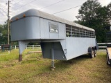 1978 Hadley Livestock Trailer (Title)