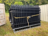 (24) EINGP 10' Wrought Iron Fencing