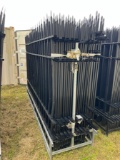 (24) EINGP 10' Wrought Iron Fencing