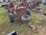 Fuel Tank with Pump on Trailer