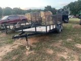 Dual Axle Equipment Trailer (16') (No Title)