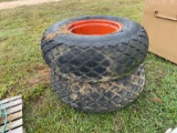 2 Tractor Rims with Tires