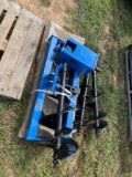 GIYI Skid Steer Auger with 3 Bits