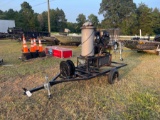 Hot Water Pressure Washer on Trailer