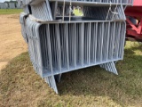 (40) Crowd Control Fencing Panels