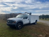 2005 Ford F-550 XL 4x4 Service Truck with Crane (Title Delay)