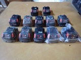 Lot Of Twelve Milwaukee XC5.0 Batteries