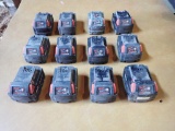 Lot Of Twelve Milwaukee XC5.0 Batteries