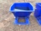 Blue Forklift Dump Hopper
