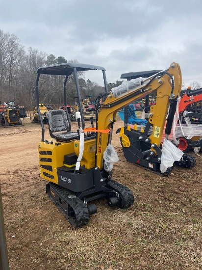 AGT MX12R Mini Excavator - Yellow