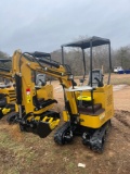 AGT H15R Mini Excavator - Yellow