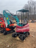 AGT QH12R Mini Excavator - Blue