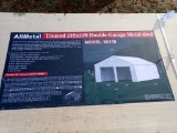 23' x 22' Double Garage Metal Shed