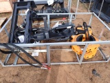 Skid Steer Rotating Log/Pole Grapple