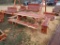 Cedar Picnic Table With Two Benches