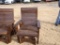 Black Walnut Glider Chair