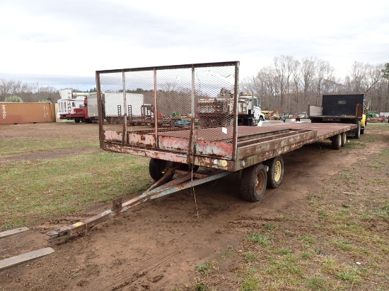 Appx 40' Four Wheel Cotton/Hay Wagon